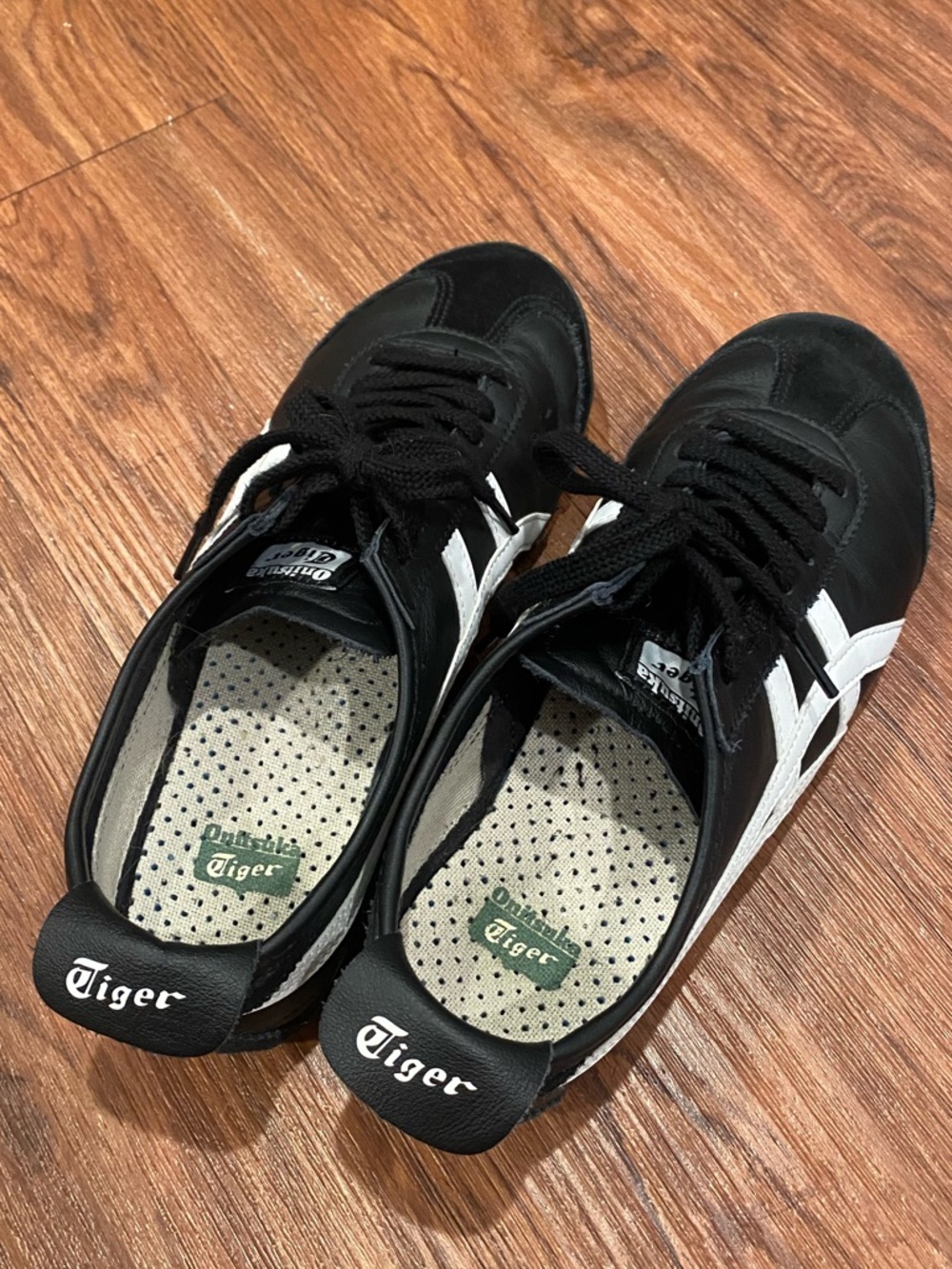 Onitsuka Tiger by Asics Black & White Low-Top Sneakers